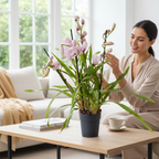 Cymbidium Enzan Knuckle 'Paulista' - spectaculos si parfumat