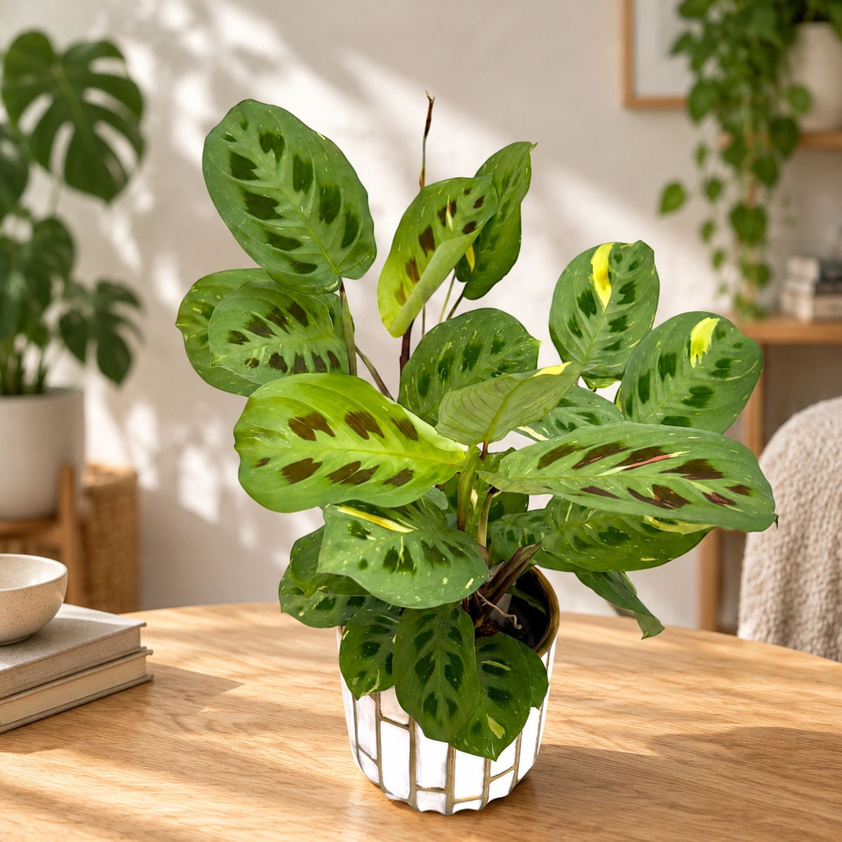 Maranta Leuconeura var. kerchoveana 'Variegata' (Maranta ‘Beauty Kim’, Fiesta) 2pp