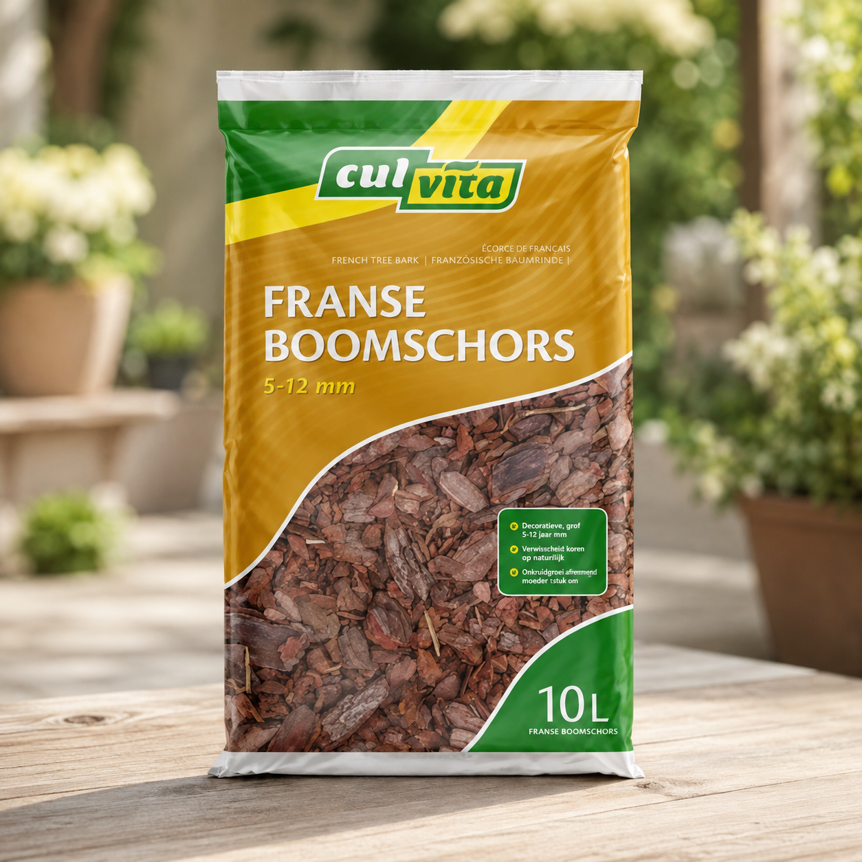 Orchid substrate (Mediterranean pine bark), 5–12 mm – 10 L bag