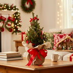 Brad ‘Golden Magical’ – aranjament natural impodobit, gata de oferit cadou