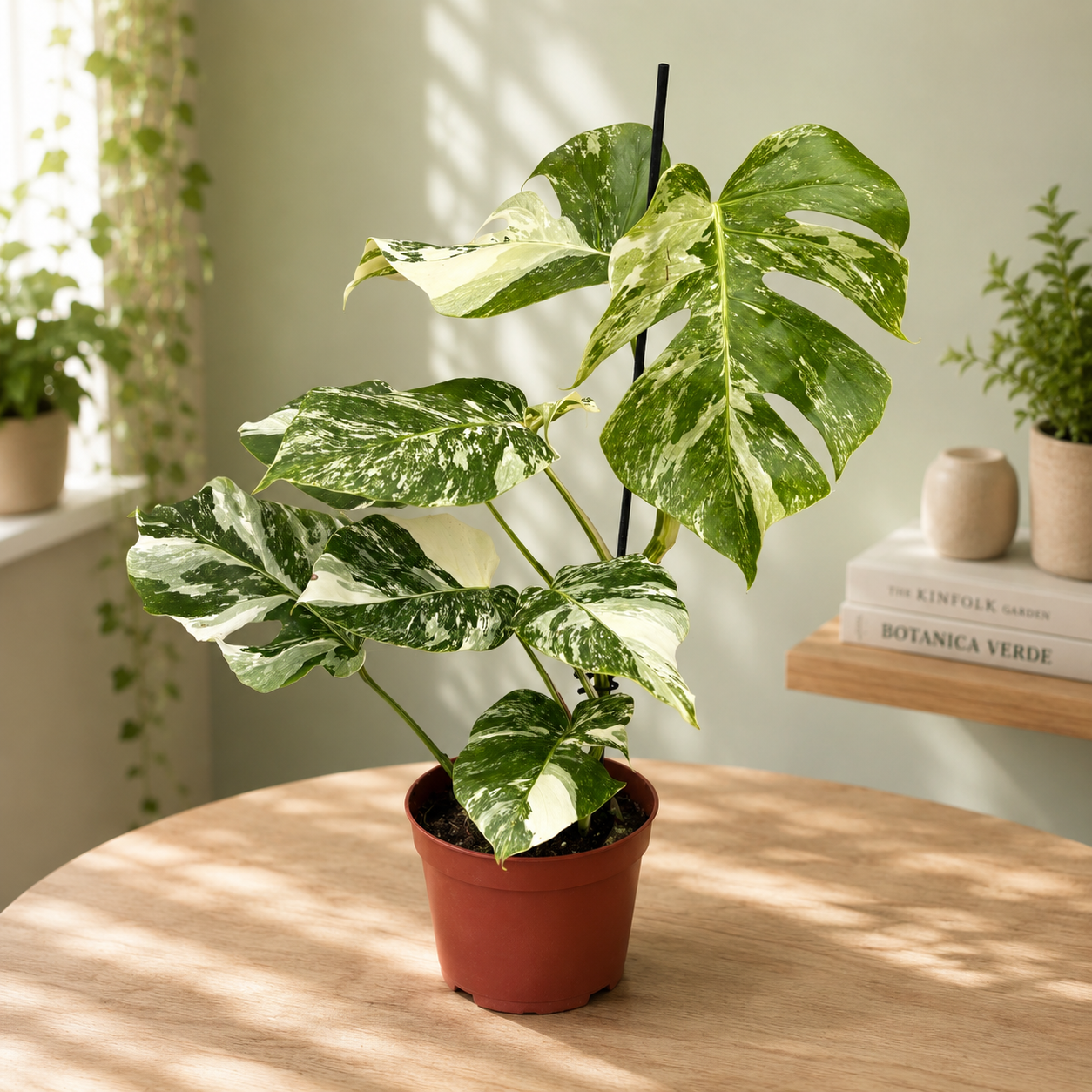 Monstera deliciosa 'Variegata' XL - planta de colectie cu variegatie spectaculoasa