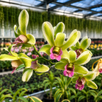 Dendrobium Burana Jade (variegata)