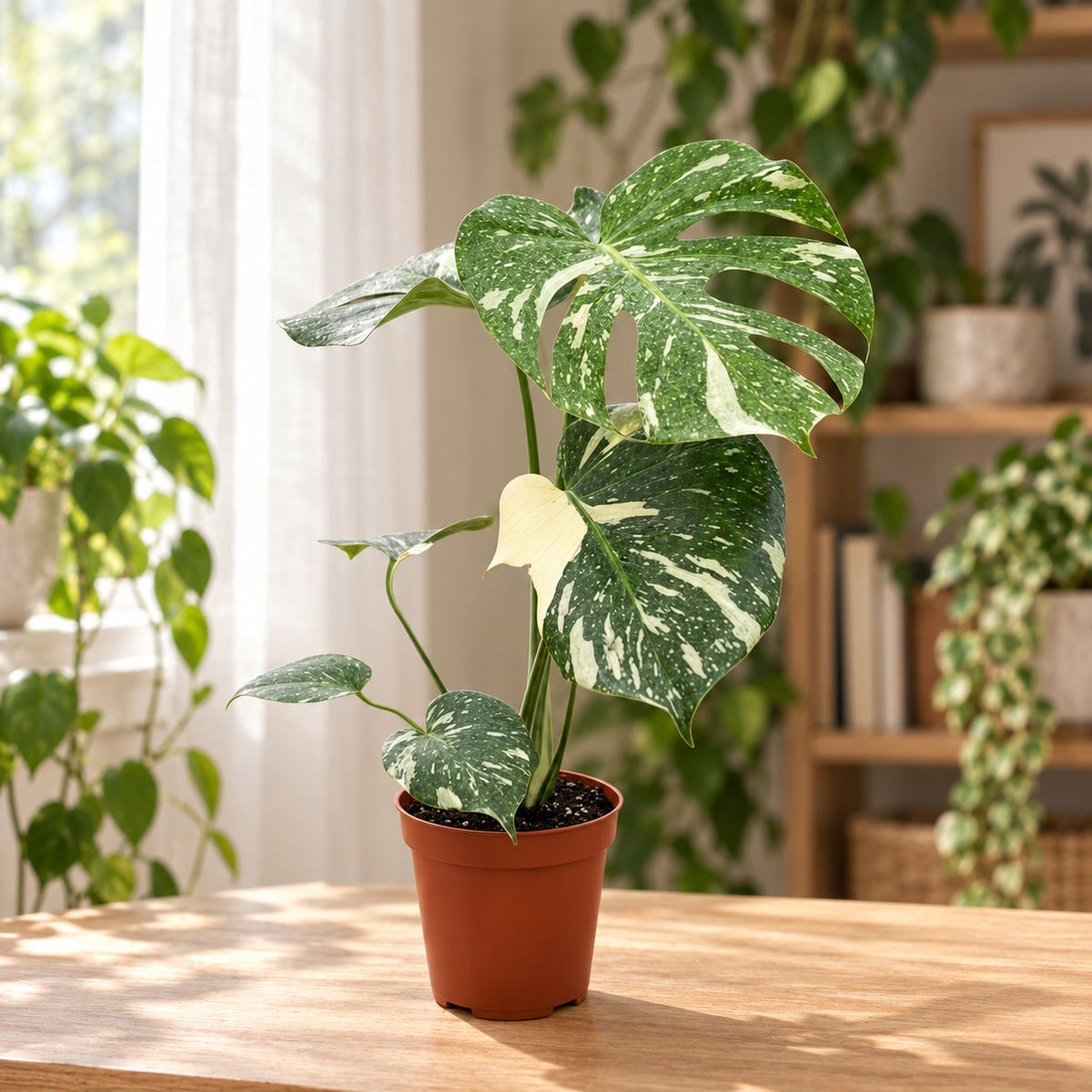 Monstera variegata 'Thai Constellation' XL - collector’s variegated monstera
