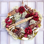 Коледна корона от естествени материали - Елегантност и устойчивост