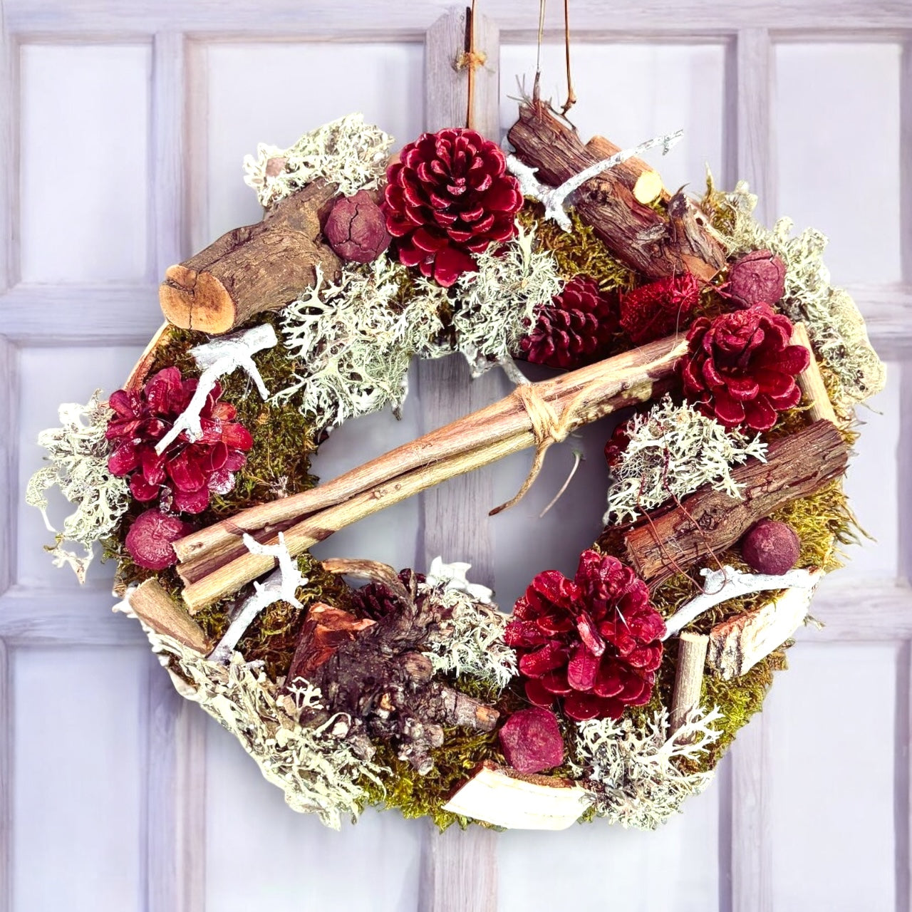 Weihnachtskranz aus natürlichen Materialien – Eleganz und Nachhaltigke – Secret Garden Plant Shop
