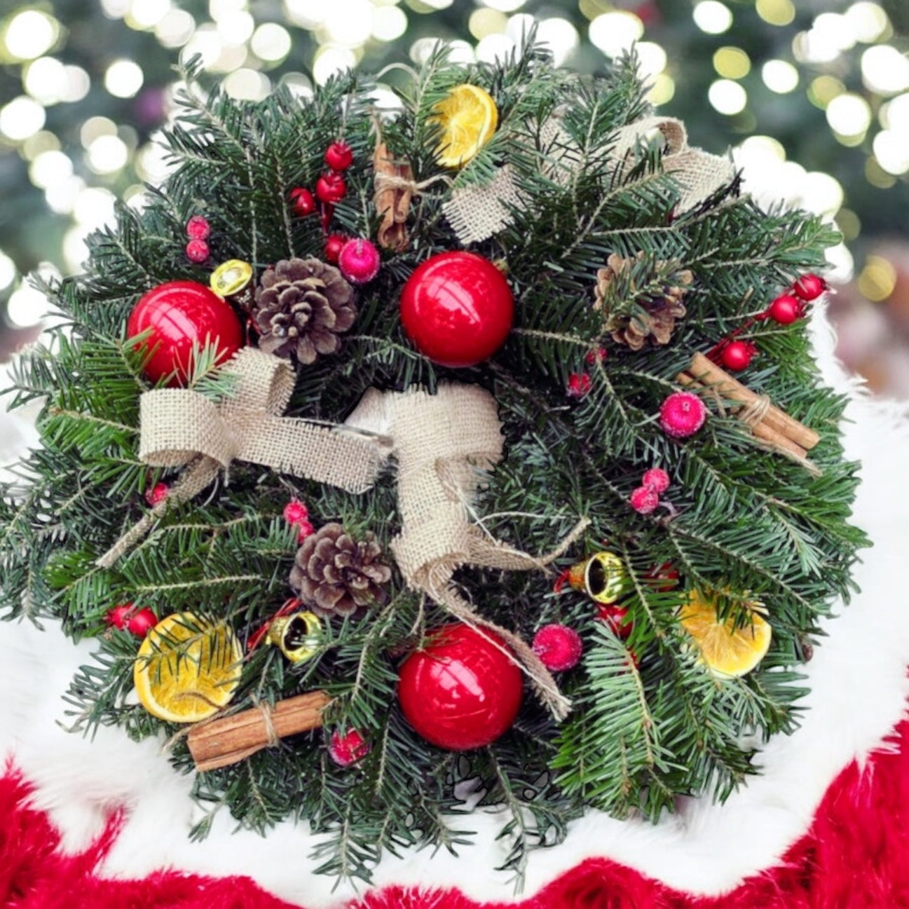 Coronita Craciun handmade - un cadou special