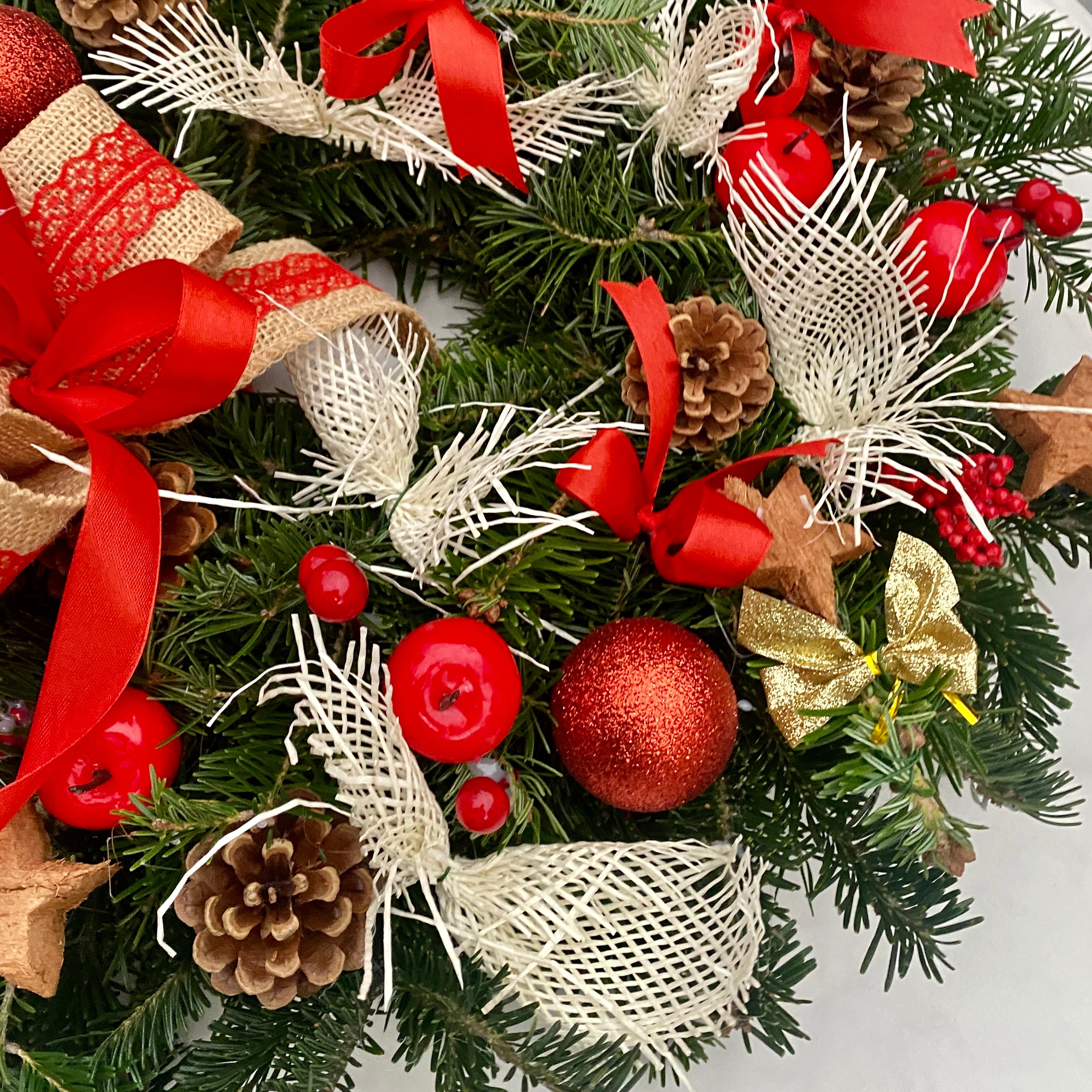 Coronita brad natural impodobita