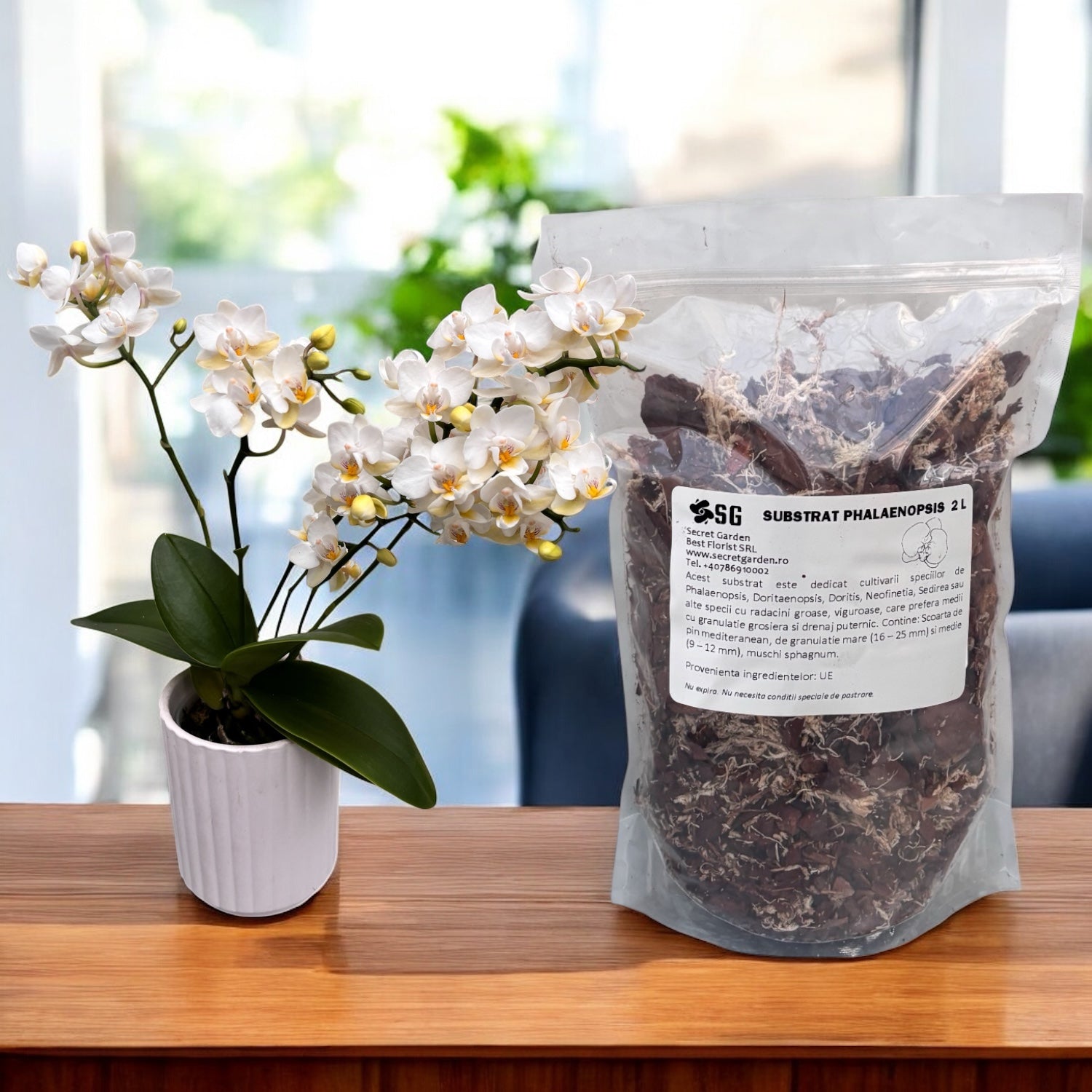 Substrat orhidee Phalaenopsis & Vanda - SECRET GARDEN MIX