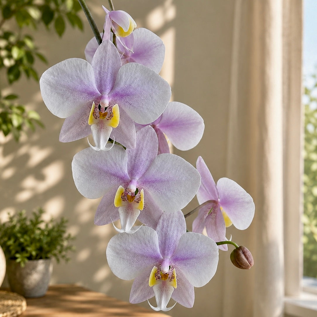 Phalaenopsis Philishill (Phal. philippinensis × schilleriana) – ароматна