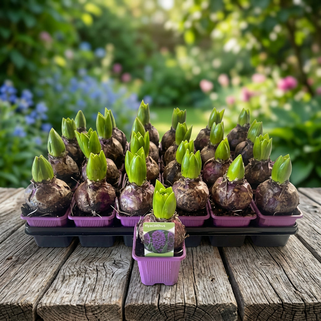 Fioletowe hiacynty - Hyacinthus orientalis 'Woodstock'