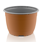 Ghiveci plastic D15 cm cu agatatoare de 33 cm