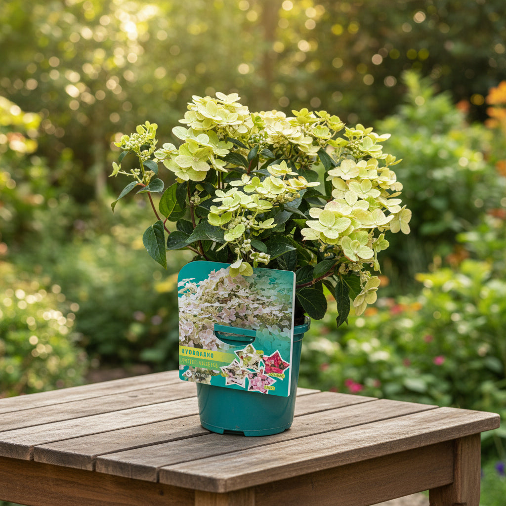 Hydrangea paniculata 'Petite Polestar'
