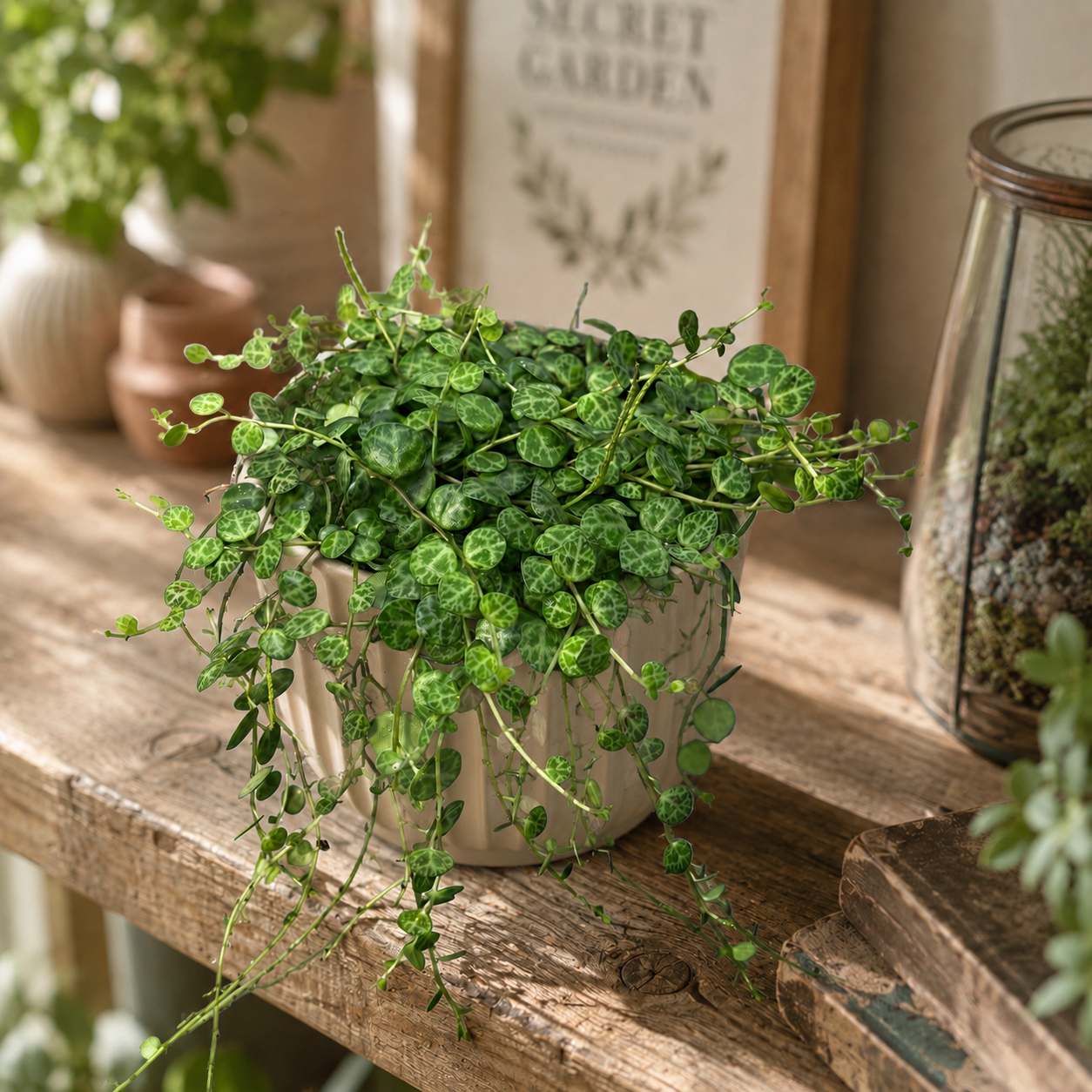 Peperomia prostrata (String of Turtle)
