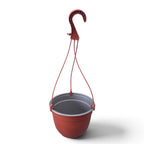Plastic pot D19 cm with 38 cm hanger