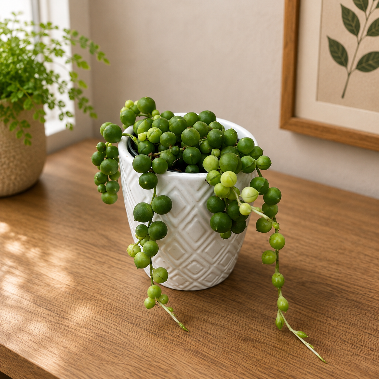 Senecio rowleyanus (parelsnoer) *babyplant