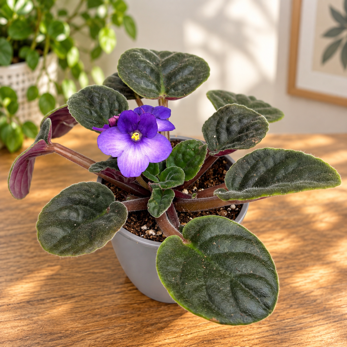 Saintpaulia Trendy Purple - violete bicolore
