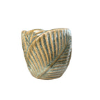 Vas decorativ din ceramica Leaf D6