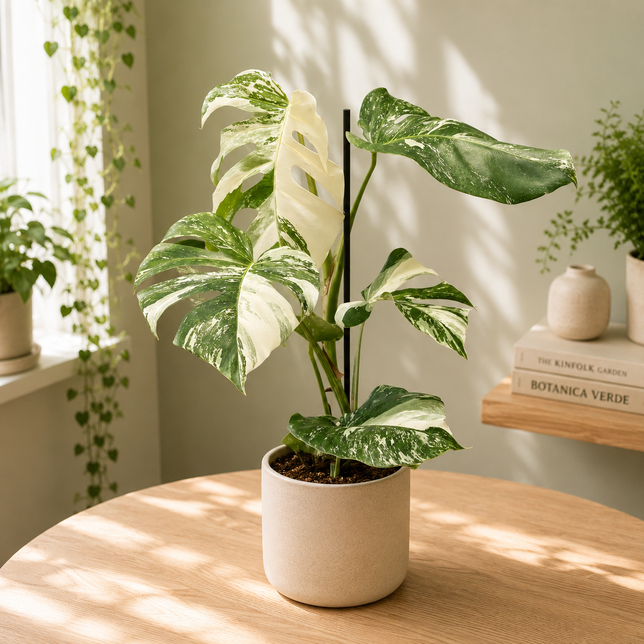 Monstera deliciosa 'Variegata' XL - planta de colectie cu variegatie spectaculoasa