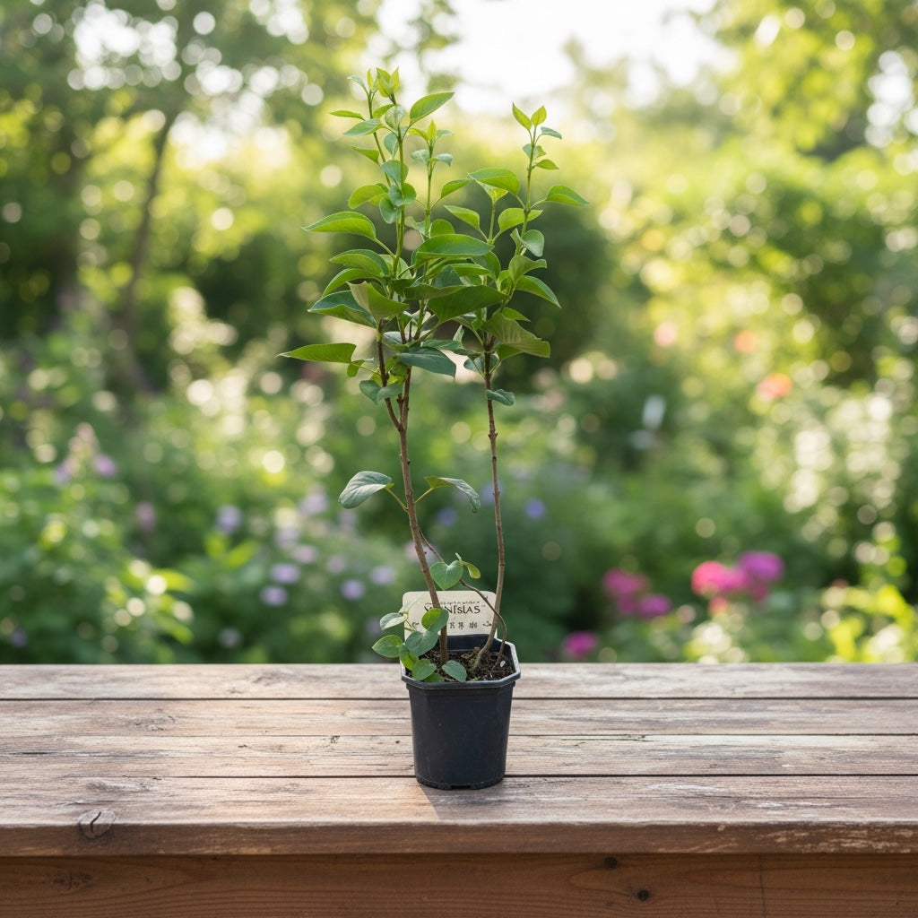 Syringa vulgaris ‘Katherine Havemeyer’ – liliac parfumat cu flori duble, roz-liliachii
