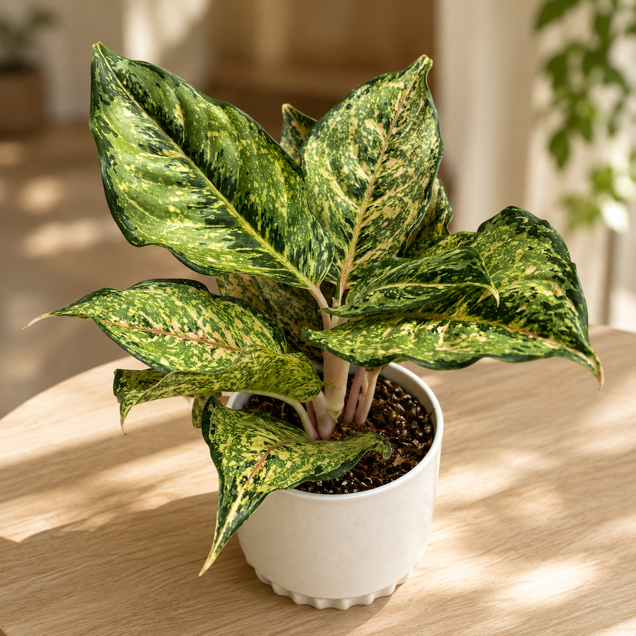 Aglaonema 'Pistachio Rose'