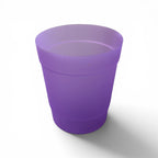 Semi-transparent plastic mask-type pots - various colors