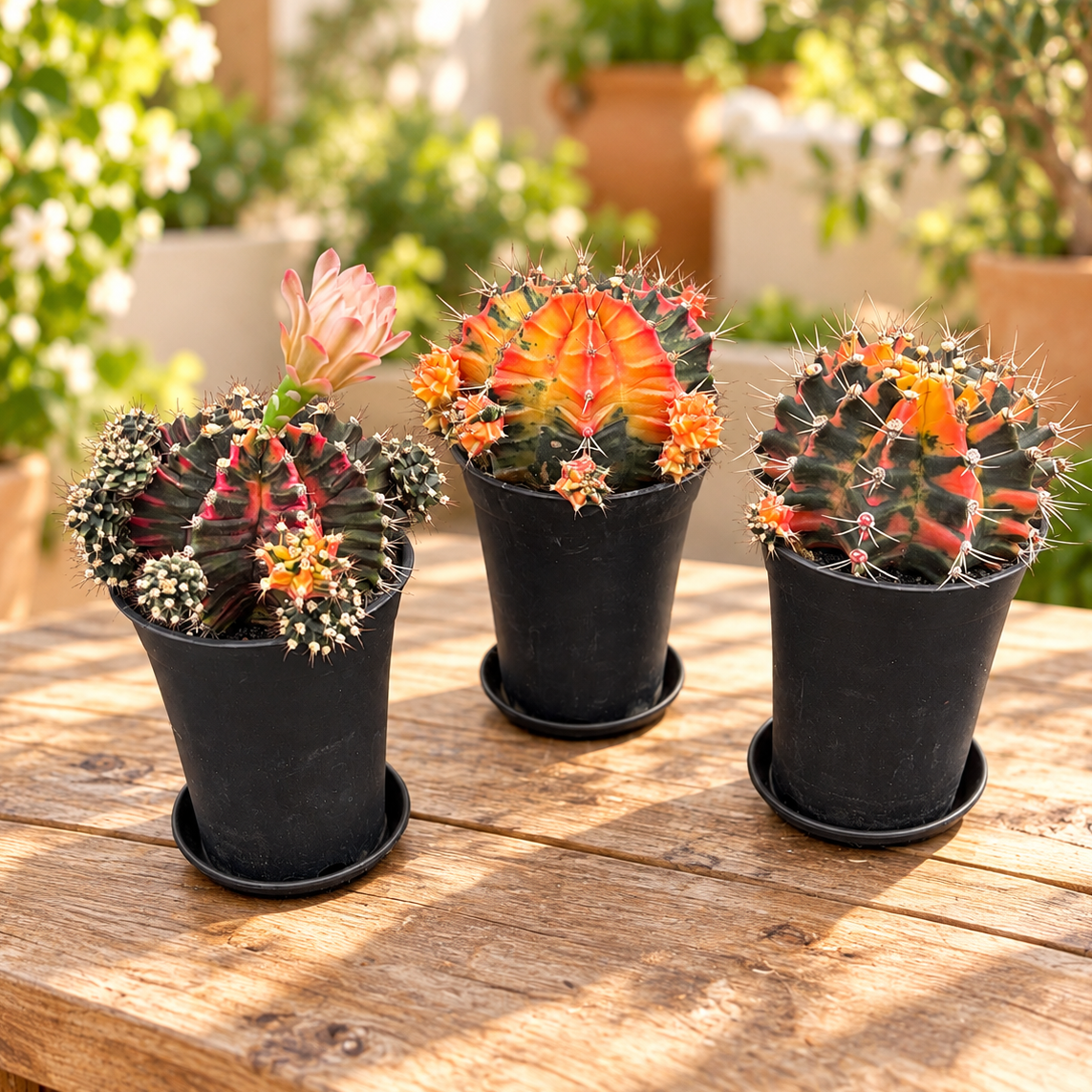 Gymnocalycium mihanovichii var. nichikii (Variegata) XL