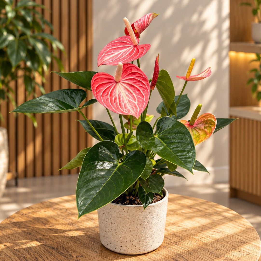 Anthurium Livium Orange – elegant anthurium with intense orange flowers and modern look