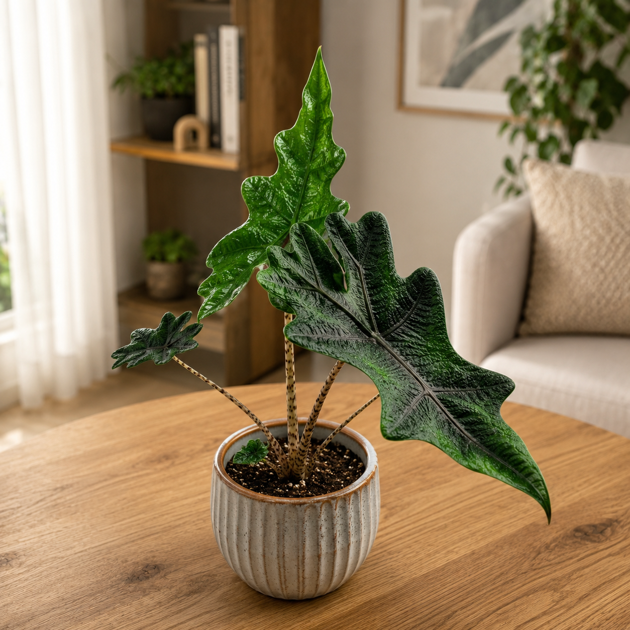 Alocasia 'Jacklyn' (bebisväxt) 2-3 blad