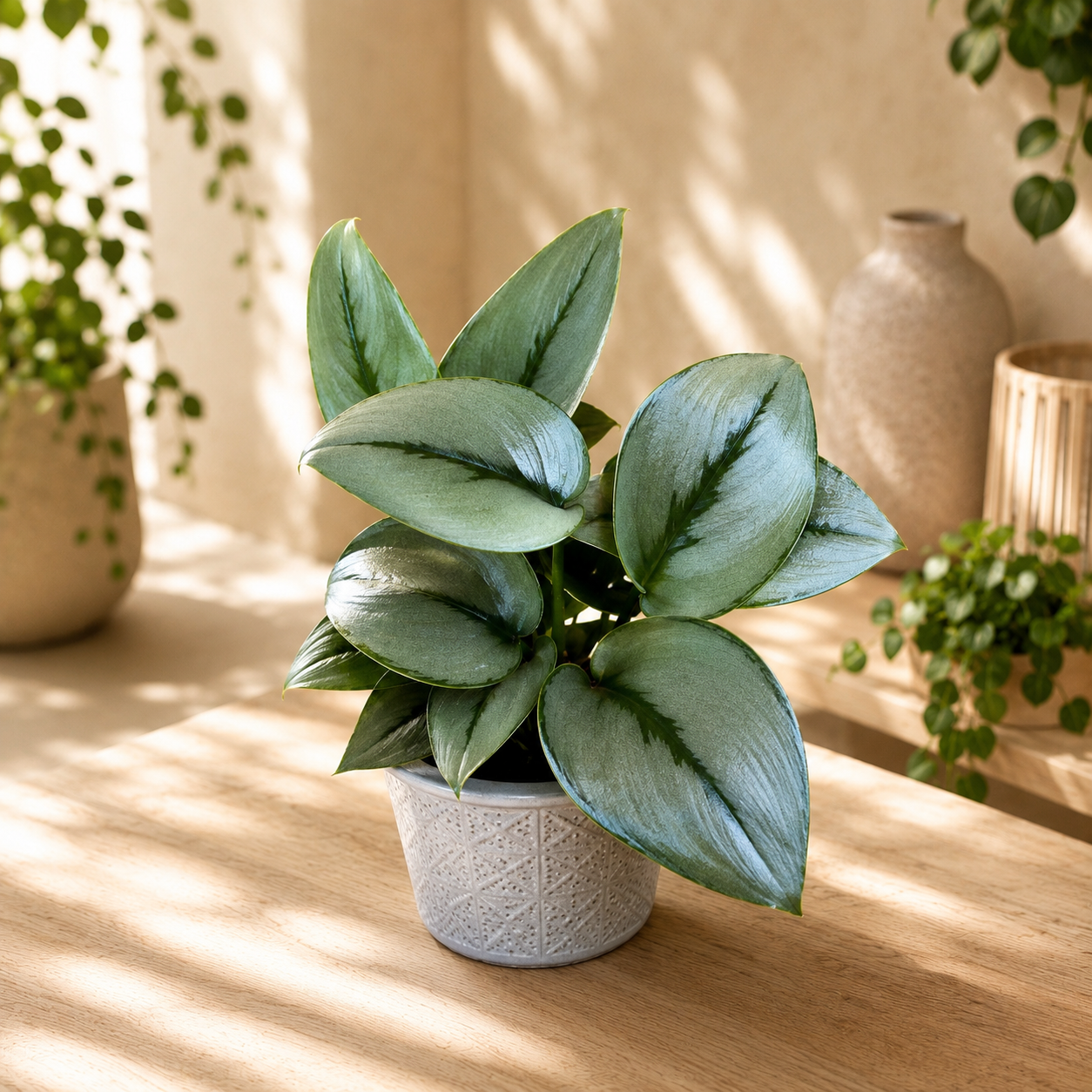 Scindapsus treubii ‘Moonlight’ – silver elegance for any interior