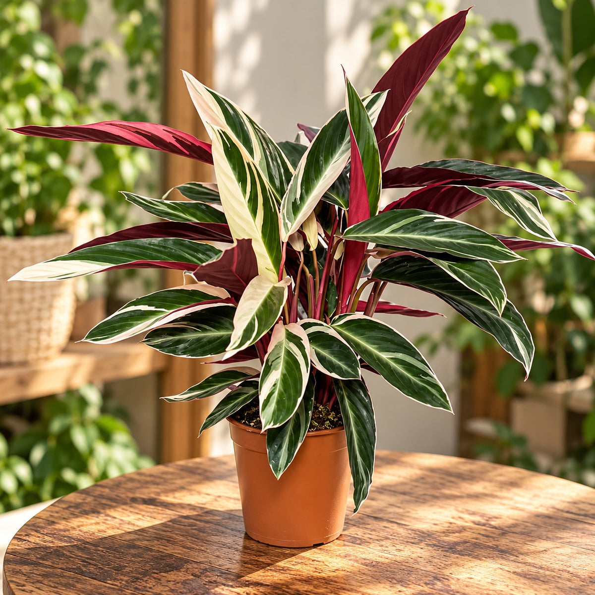 Calathea Triostar (Stromanthe Sanguinea Triostar) XL