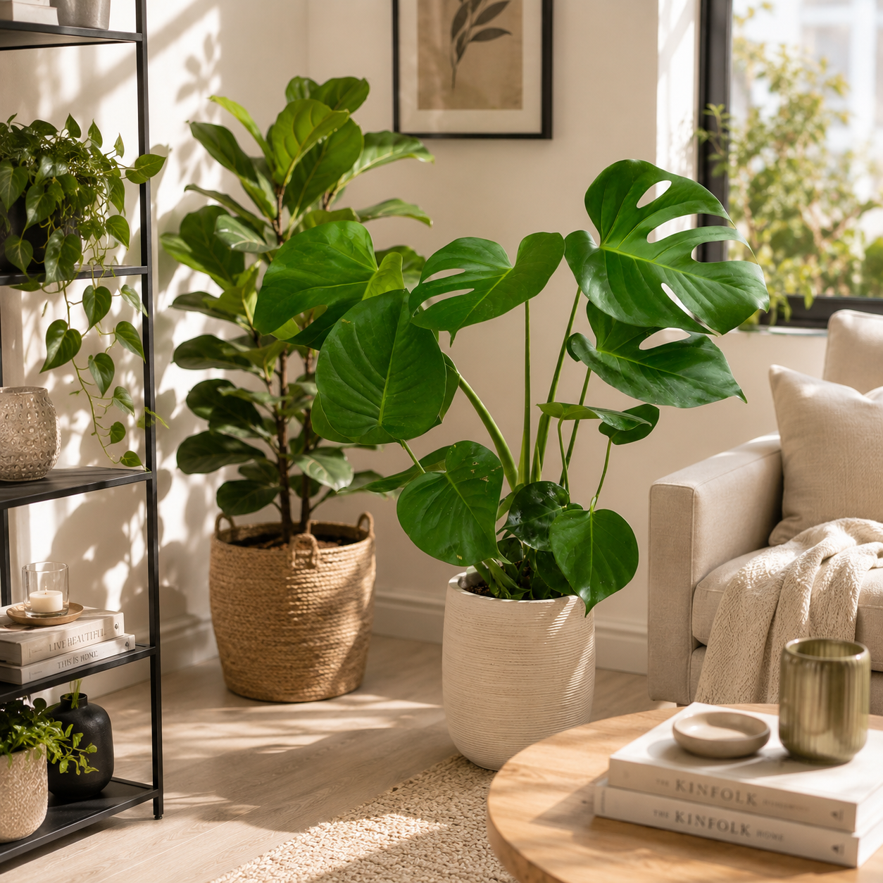 Monstera deliciosa (φυτό ελβετικού τυριού) D17