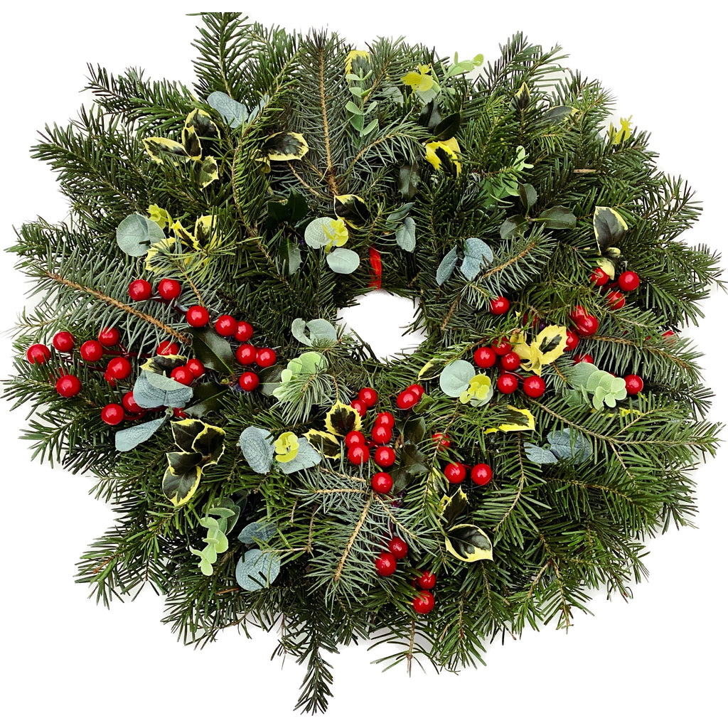 Naturalna koronka świąteczna