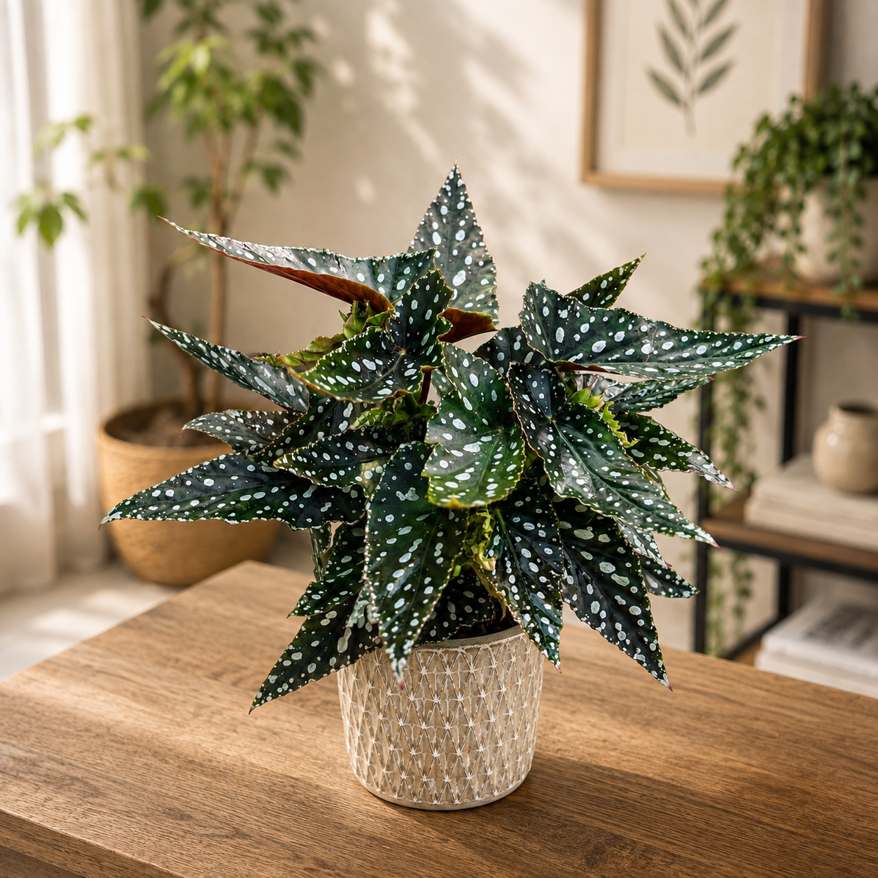 Begonia Maculata ‘Spotlight Green’ (Polka Dot Begonia)