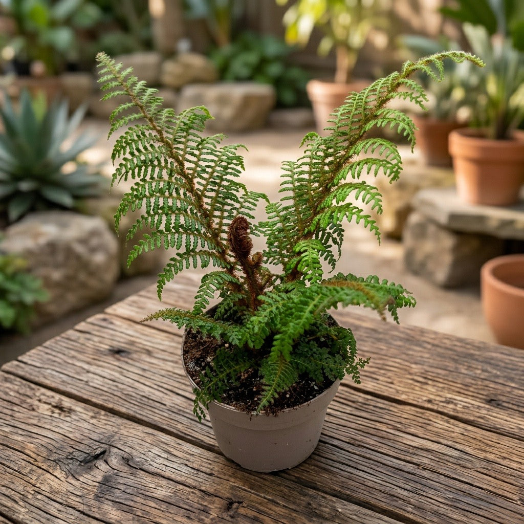Cyathea tomentosissima - feriga arborescenta compacta, cu frunzis fin si elegant
