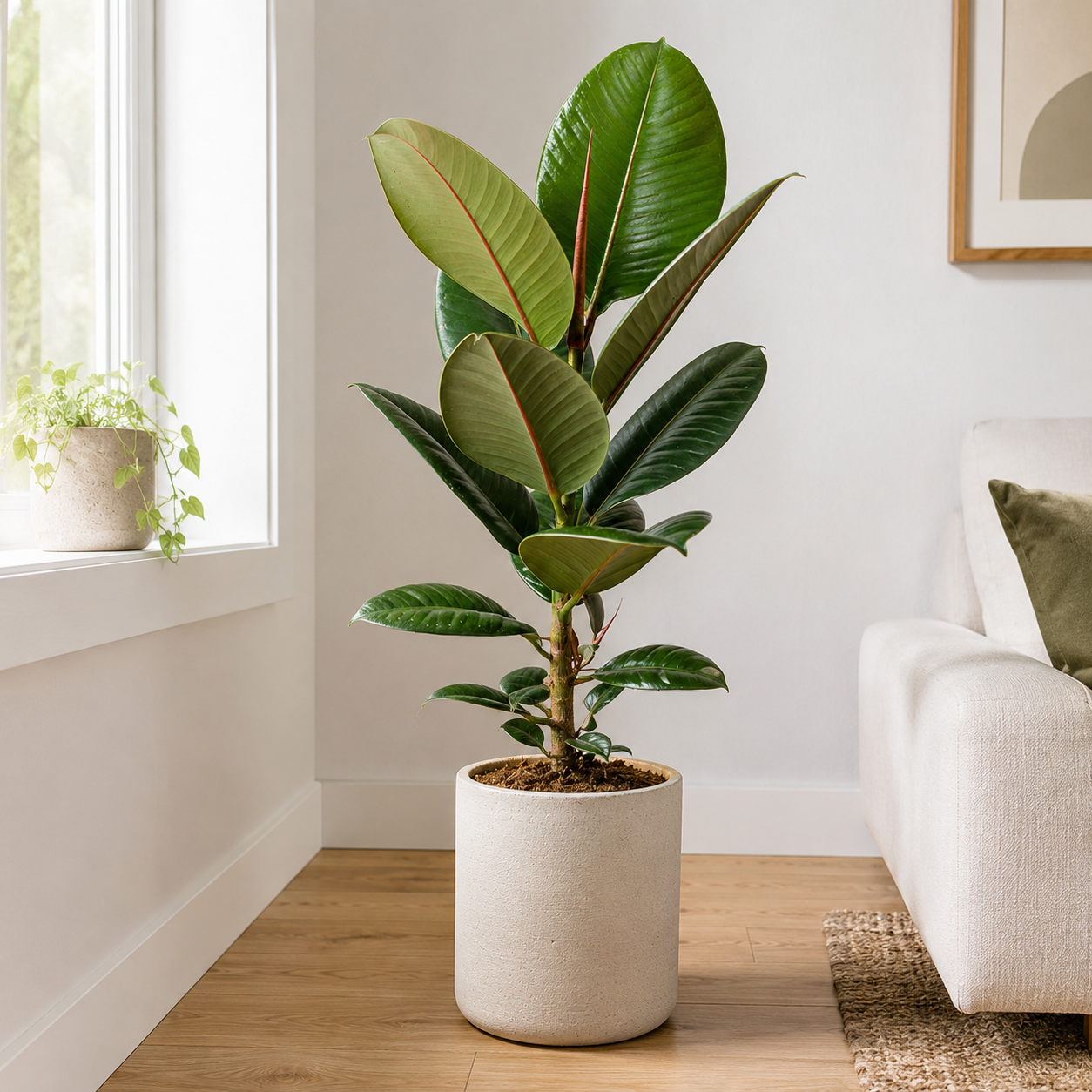 Ficus Elastica Robusta XL(Rubber Plant 'Robusta’)