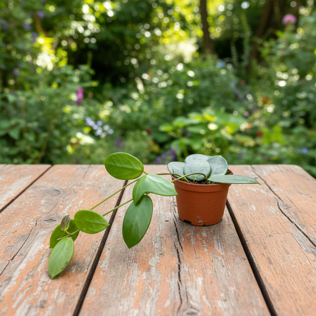 Hoya vangviengiensis - funze sculpturate si flori parfumate D9