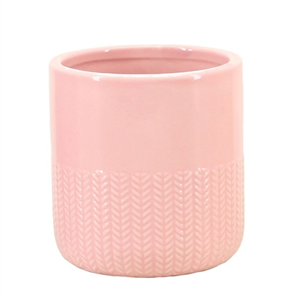 Vas decorativ ceramic Morgan Pink Pastel D12