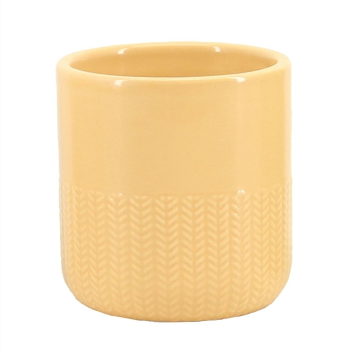 Vas decorativ ceramic Morgan Yellow D12