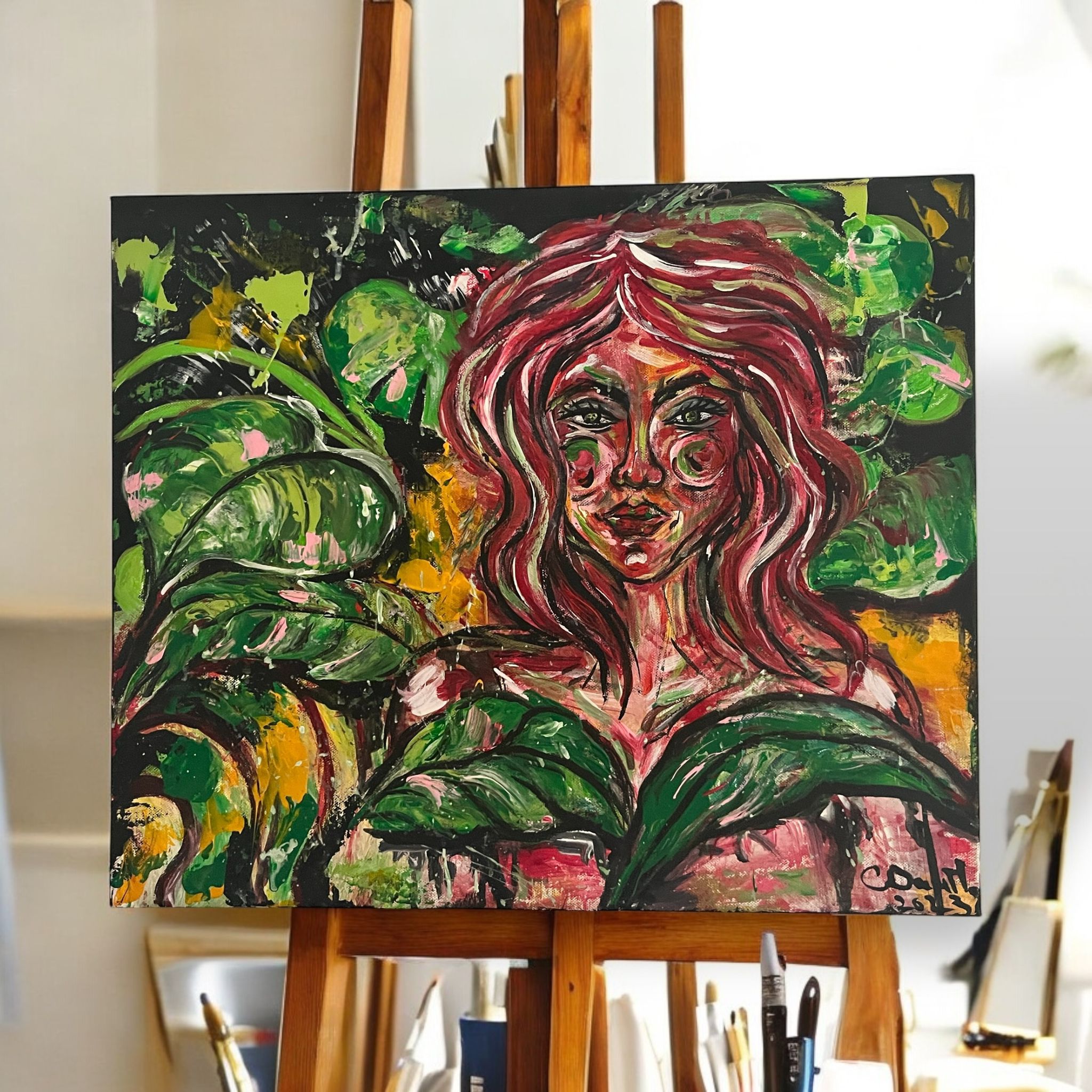 Tablou unic - "Muza padurii urbane"