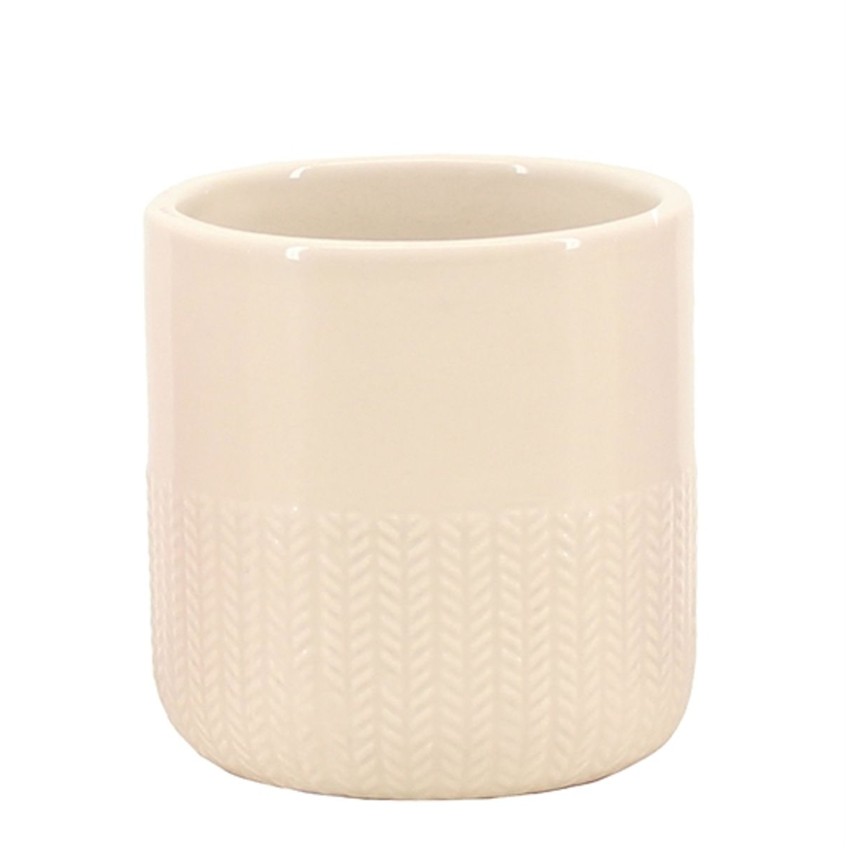 Vas decorativ ceramic Morgan Panna Gloss D12