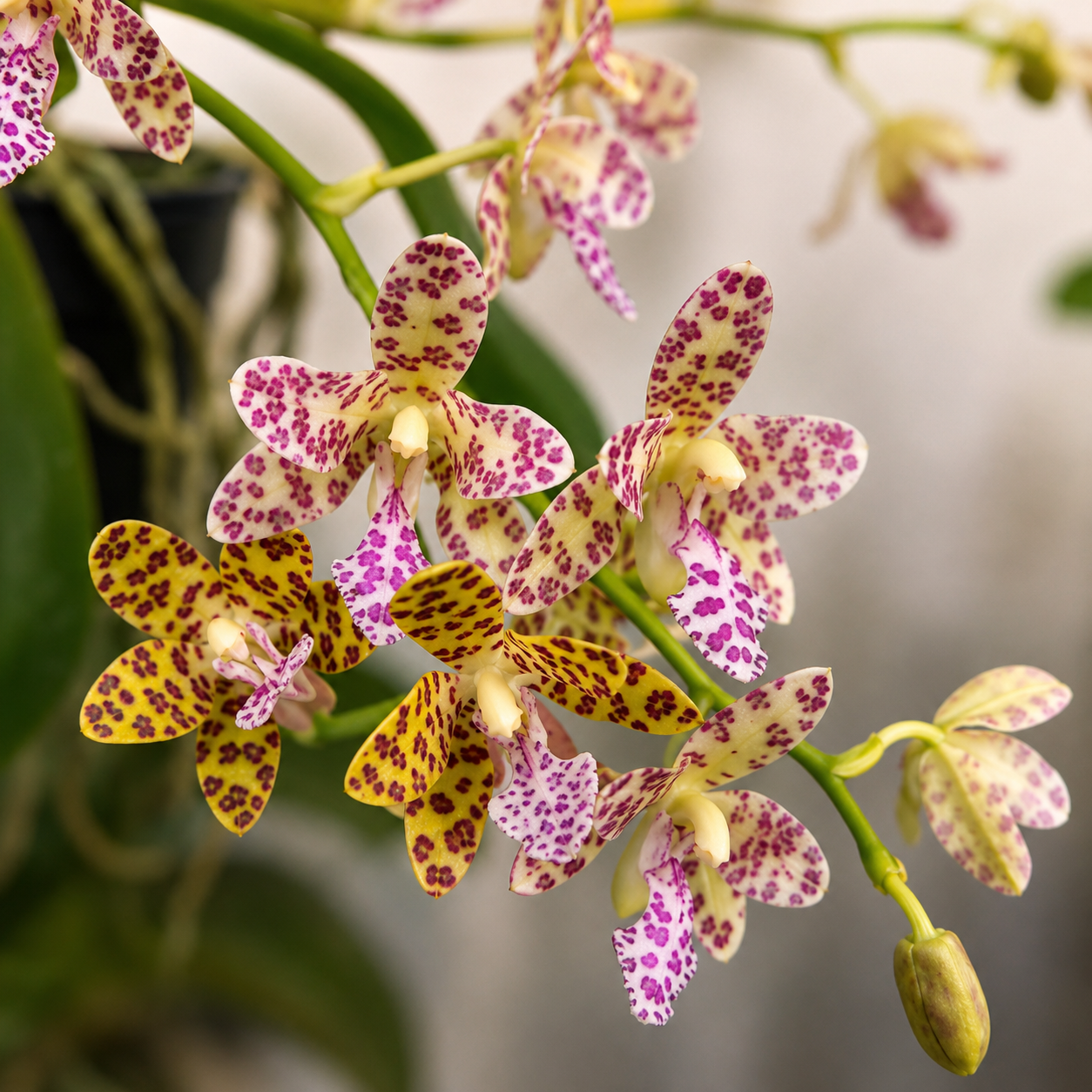 Phalaenopsis Little One 'Golden Jaguar' 