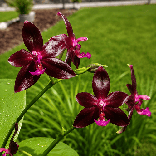 Phalaenopsis Valentinii (Phal. cornu-cervi × Phal. violacea) - fragrant flowers