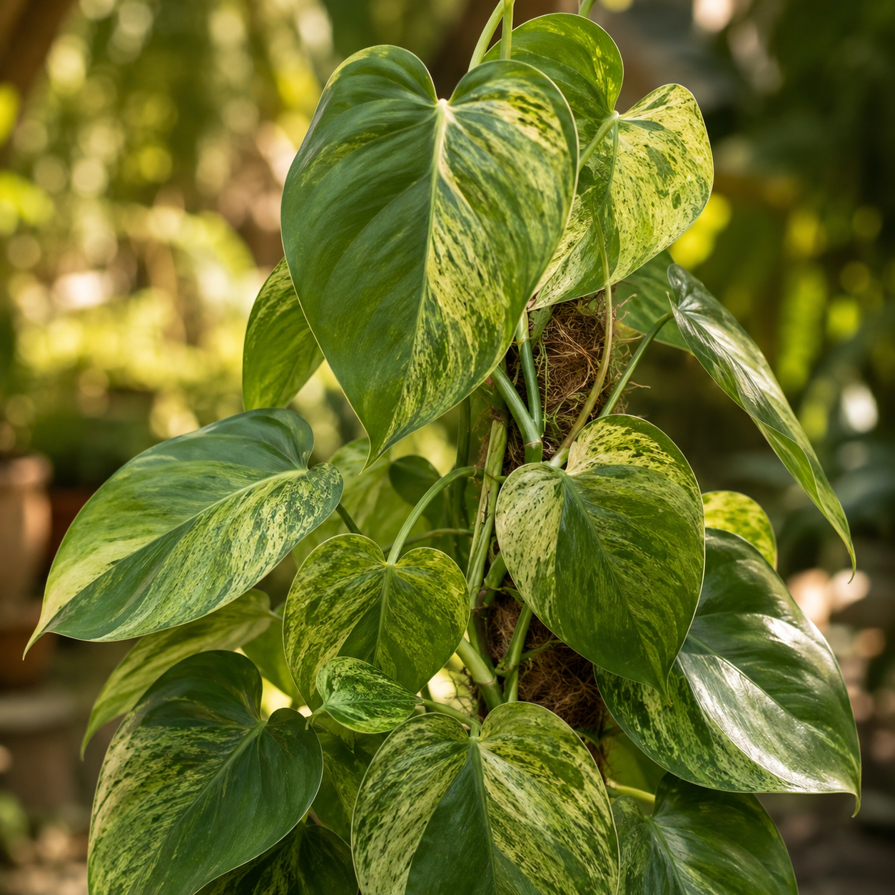Philodendron hederaceum „Variegata“ – exempláře XL