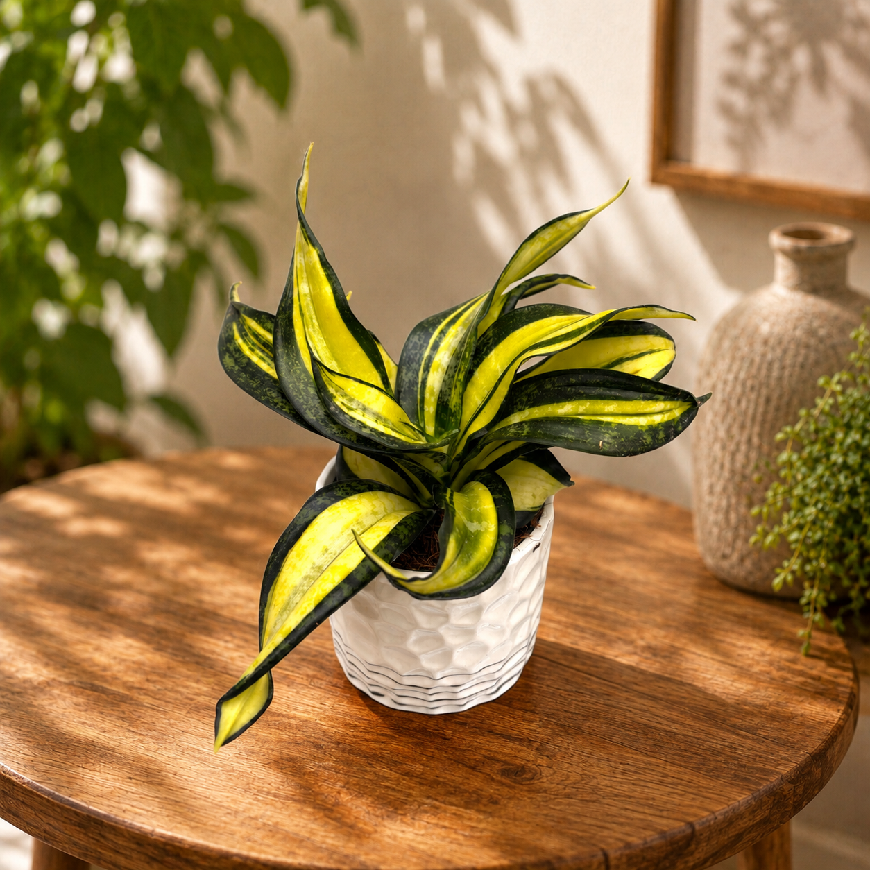 Sansevieria Hahnii ‘Curly Galaxy’ - planta sarpe cu frunze rasucite
