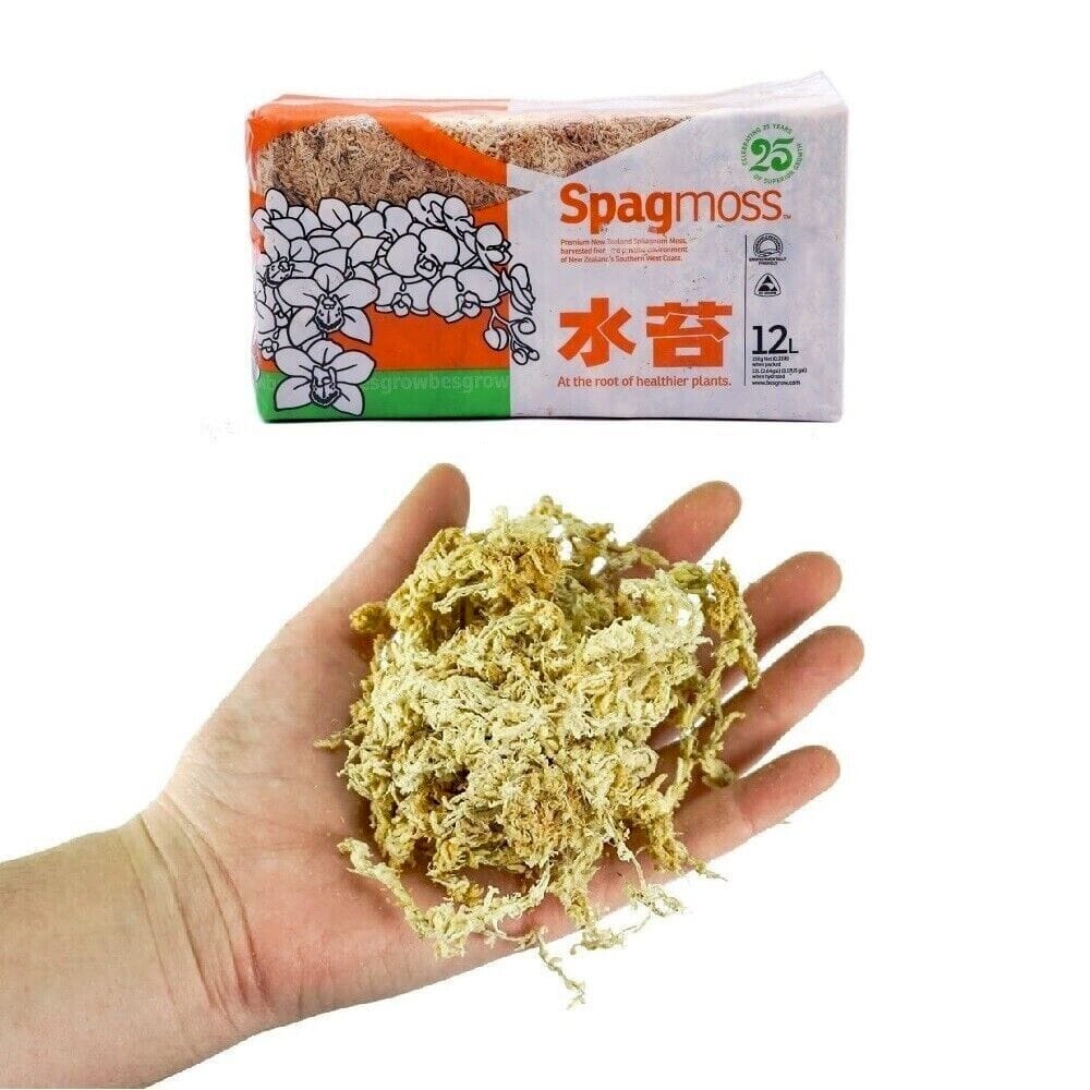 Sphagnum Moss (New Zealand) dried - SpagMoss Classic 150g / 12L