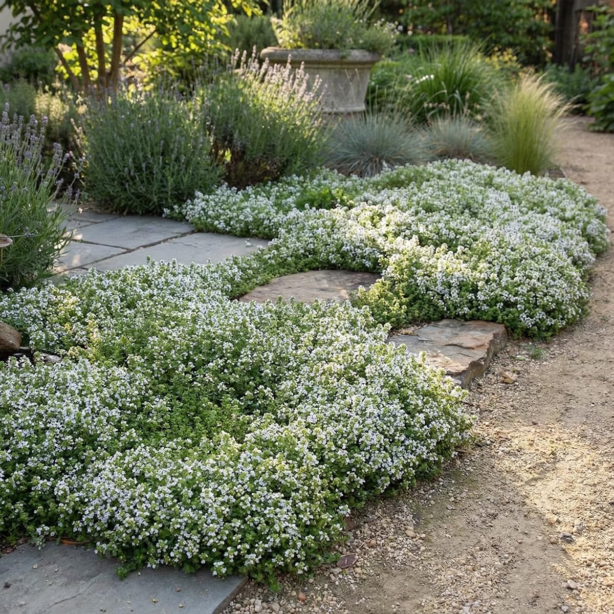 Thymus praecox ‘Albiflorus’ (Weisser Sand-Thymian)