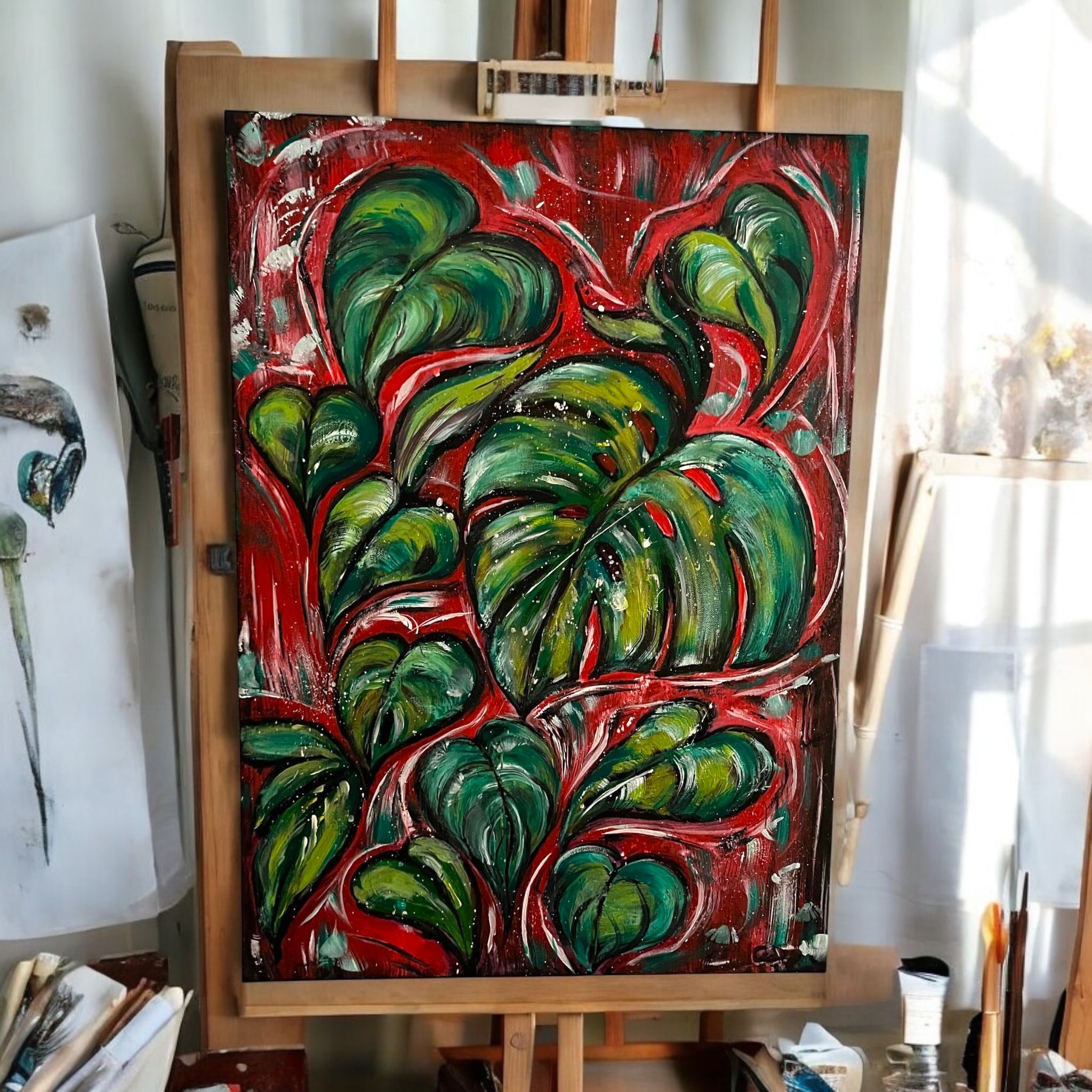 Tablou unic - "Vitalitate Tropicală"