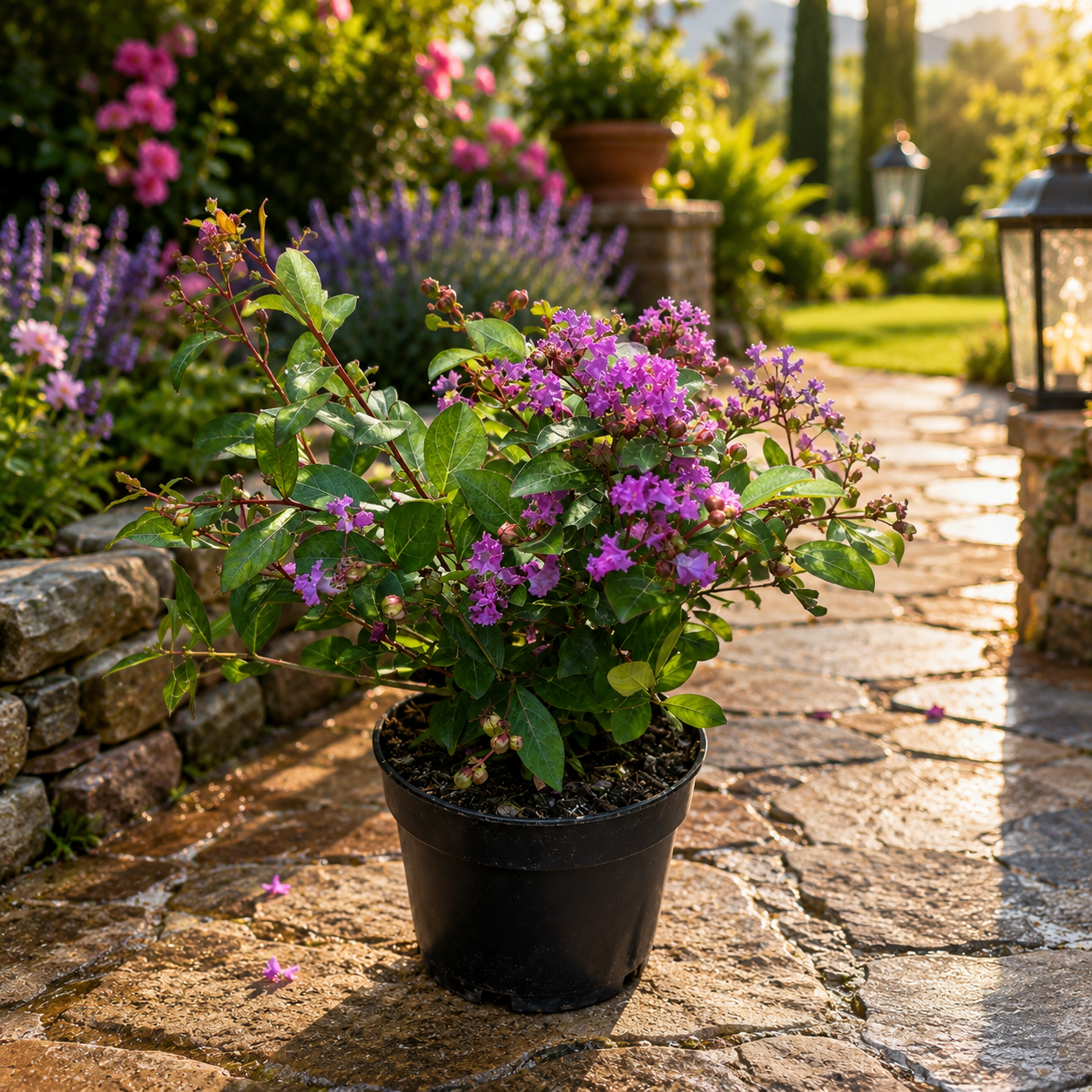 Lagerstroemia Infinitini® Purple – indiai orgona lila virágokkal és bőséges virágzással