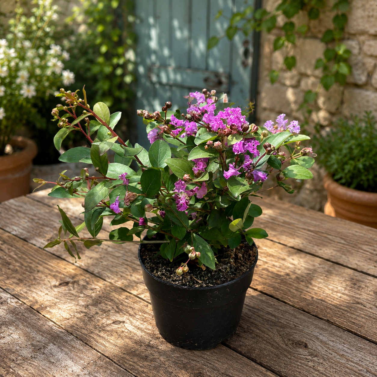 Lagerstroemia Infinitini® Purple – indiai orgona lila virágokkal és bőséges virágzással