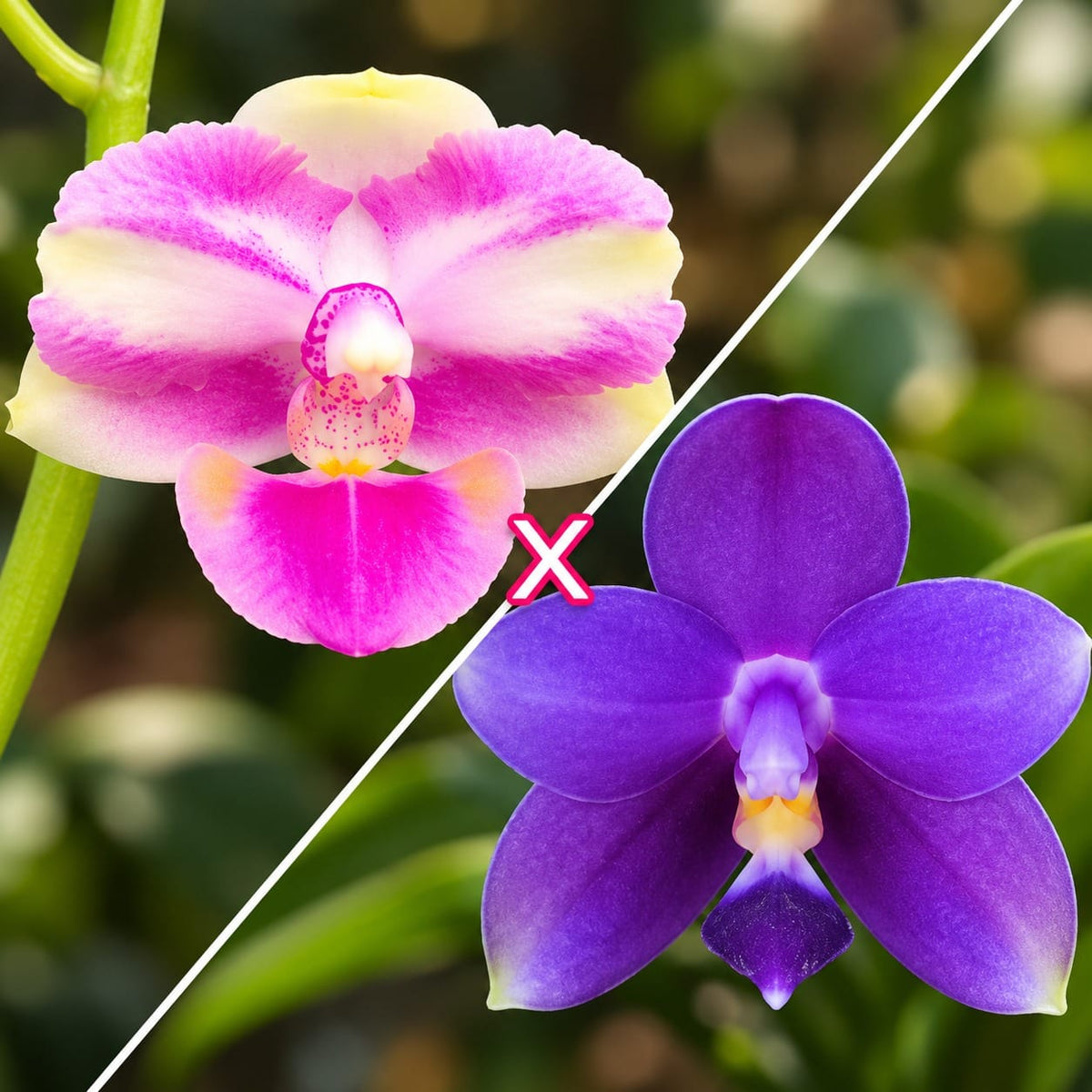 Phalaenopsis Charm Kitty (KS Pulchebell × violacea indigo)